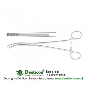 Kieback Dissecting and Ligature Forcep Curved Stainless Steel, 23.5 cm - 9 1/4"